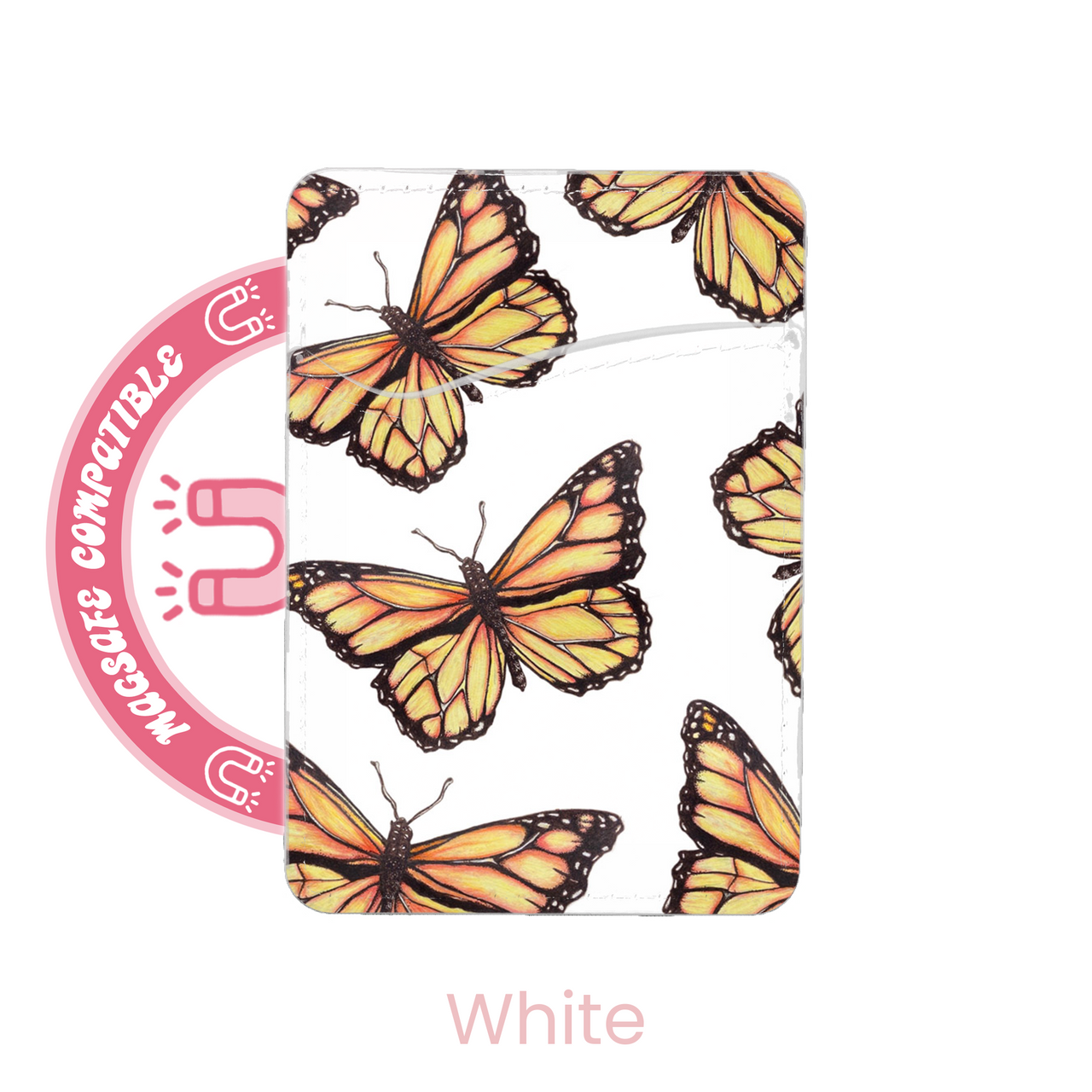 abbyrose Mariposa MagSafe Card Holder Pocket for iPhone 12 13 14 15 16 Pro Max - 第 2/31 張圖片