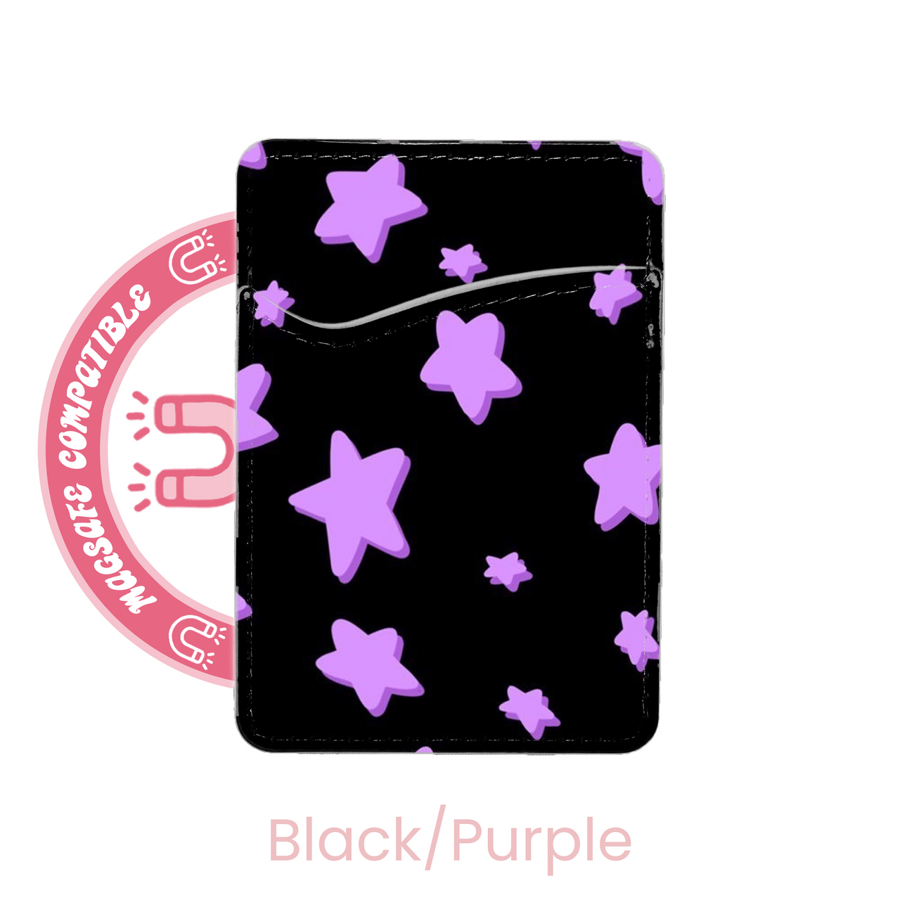 abbyrose Marshmallow Stars MagSafe Card Holder Pocket for iPhone 12 13 14 15 16 - 第 6/31 張圖片