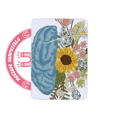 abbyrose Mind Blooms MagSafe Porte Carte Poche pour iPhone 12 13 14 15 16 Pro - Photo 1 sur 1