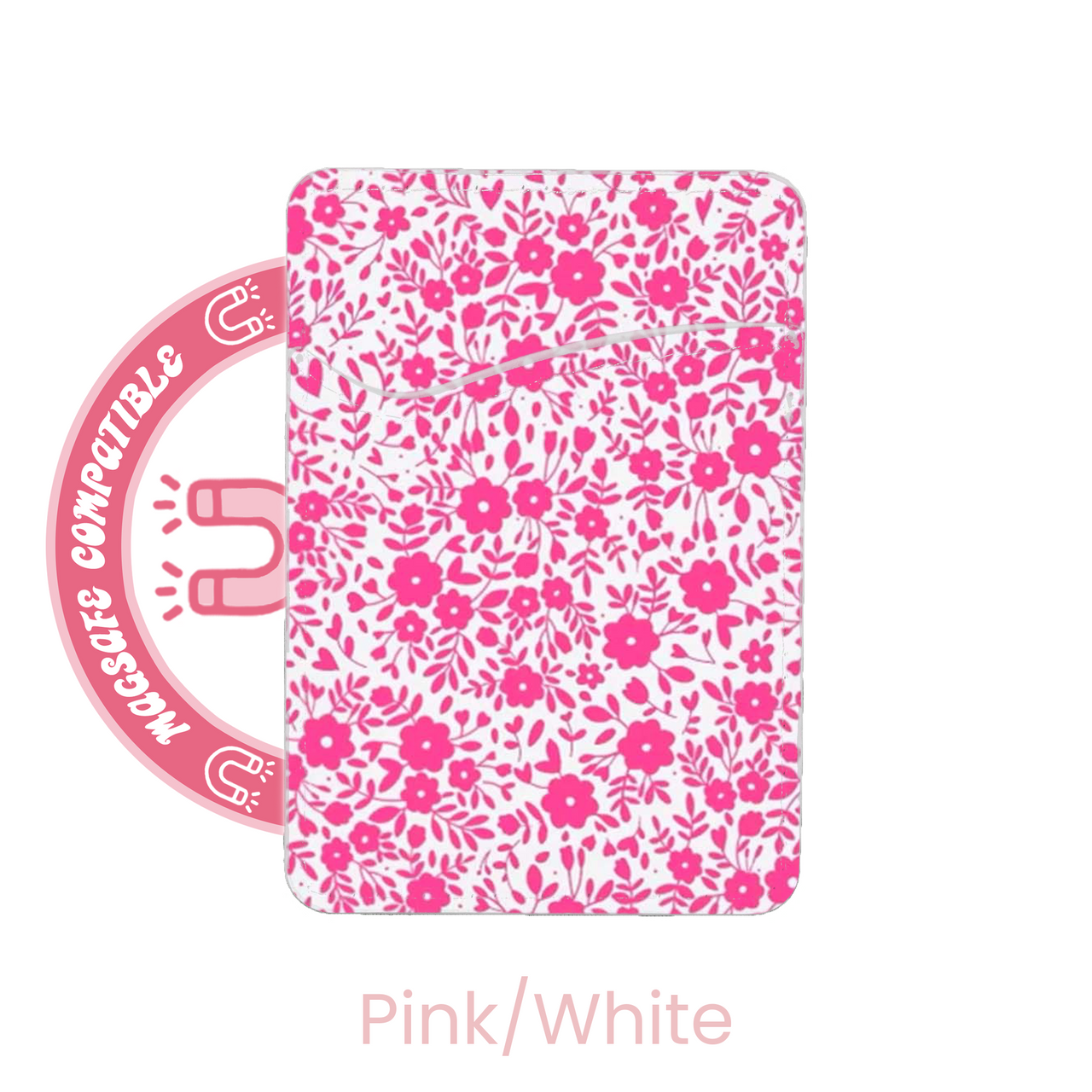 abbyrose Poppy Flowers MagSafe Porte Carte Poche pour iPhone 12 13 14 15 16 Pro - Photo 4 sur 13