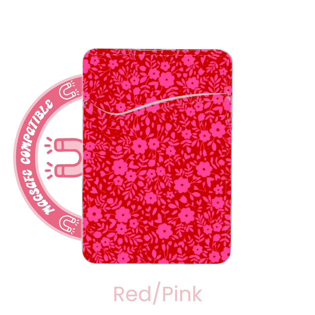 abbyrose Poppy Flowers MagSafe Porte Carte Poche pour iPhone 12 13 14 15 16 Pro - Photo 2 sur 13