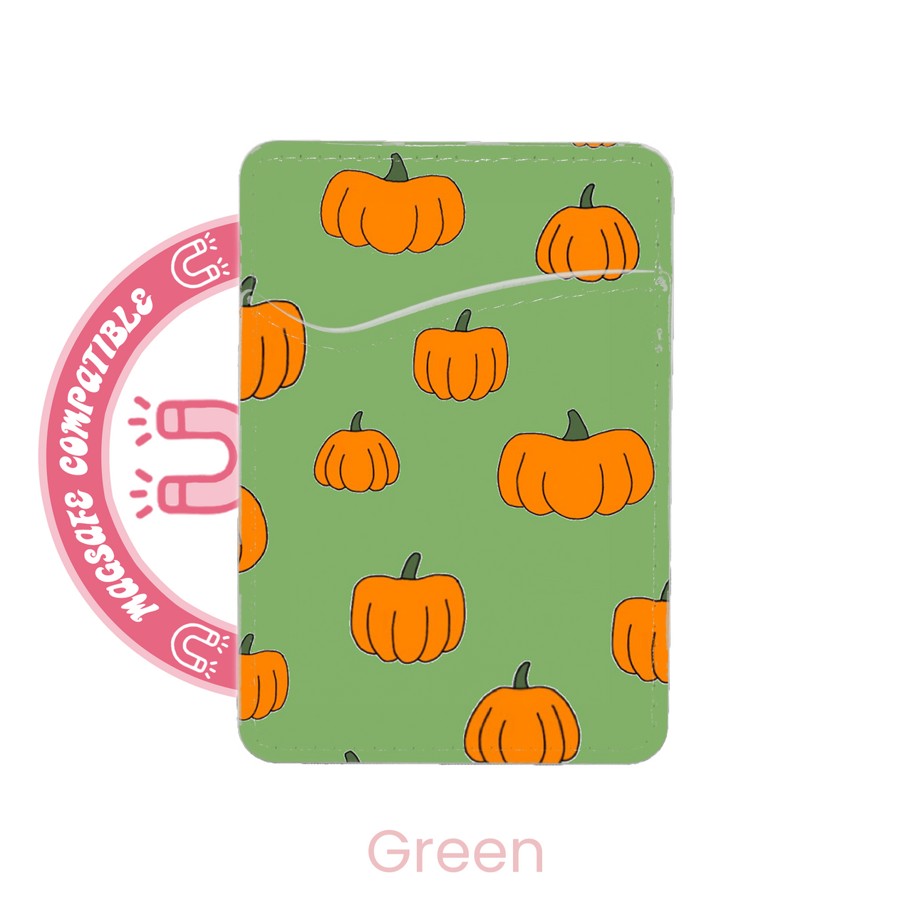 abbyrose Pumpkin MagSafe Card Holder Pocket for iPhone 12 13 14 15 16 Pro Max - Picture 2 of 37
