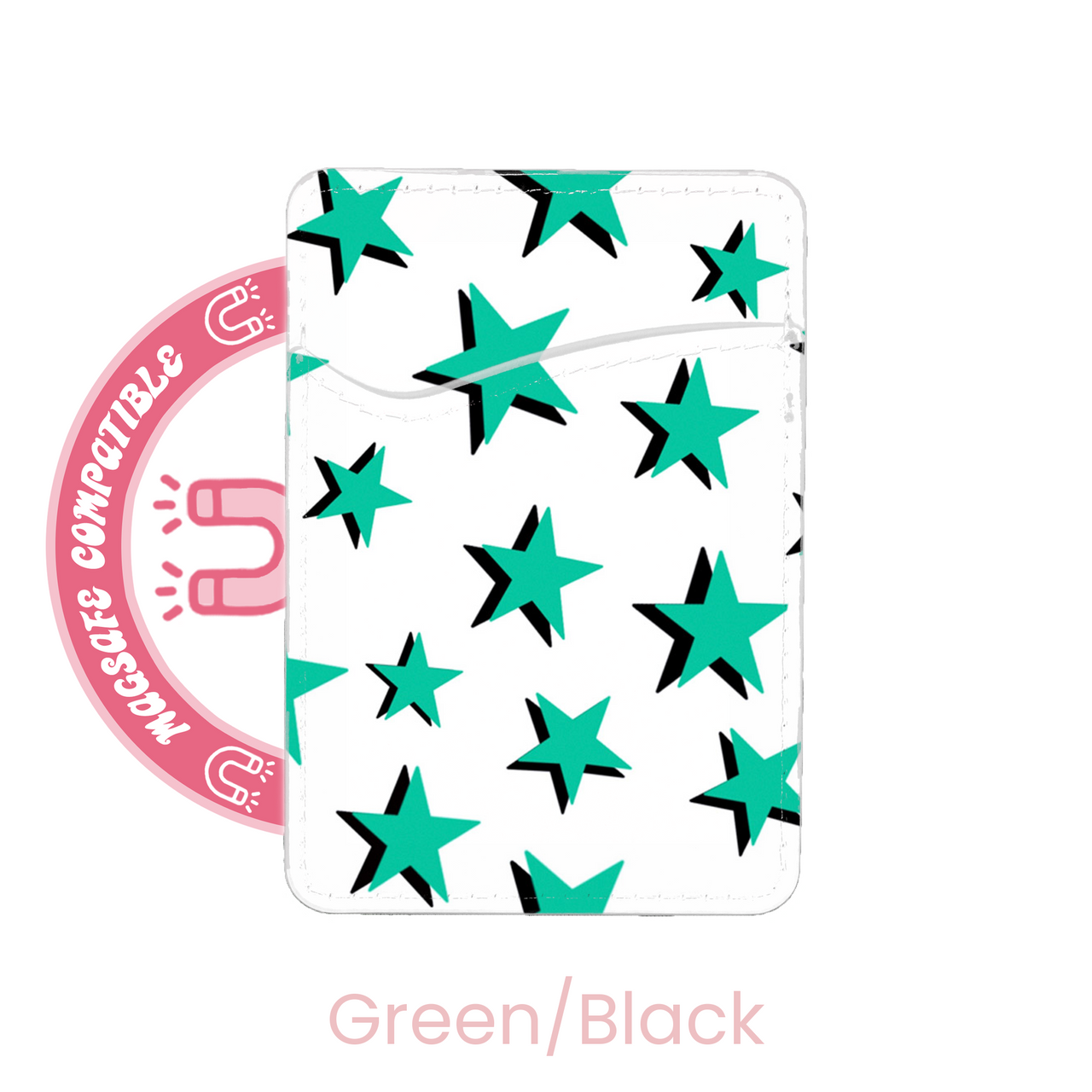 abbyrose Rockstar MagSafe Card Holder Pocket for iPhone 12 13 14 15 16 Pro Max - Picture 7 of 49