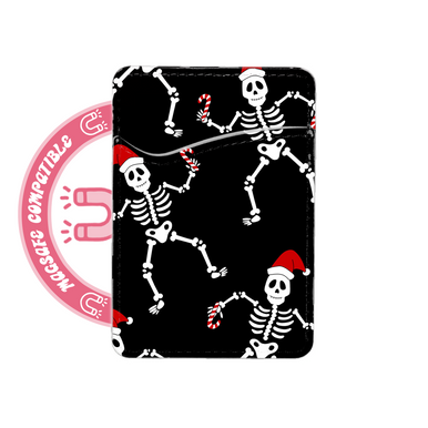 abbyrose Santa Skeletons MagSafe Kartenhalter Tasche für iPhone 12 13 14 15 16 - Bild 1 von 1