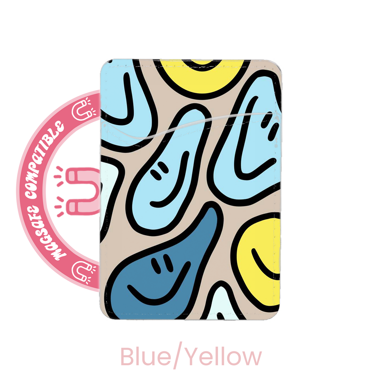 abbyrose Smile Warp MagSafe Porte Carte Poche pour iPhone 12 13 14 15 16 Pro Max - Photo 14 sur 49