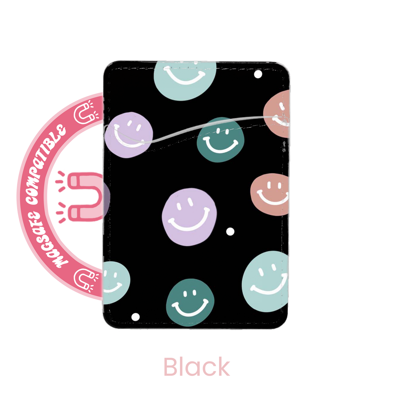 abbyrose Smiles 4 Miles MagSafe Card Holder Pocket for iPhone 12 13 14 15 16 Pro - 第 4/37 張圖片