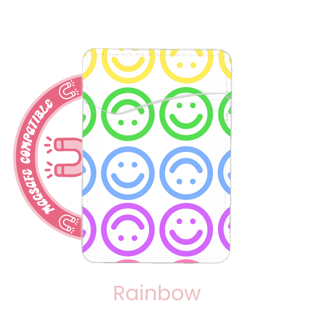 abbyrose Smilies MagSafe Card Holder Pocket for iPhone 12 13 14 15 16 Pro Max - 第 3/21 張圖片