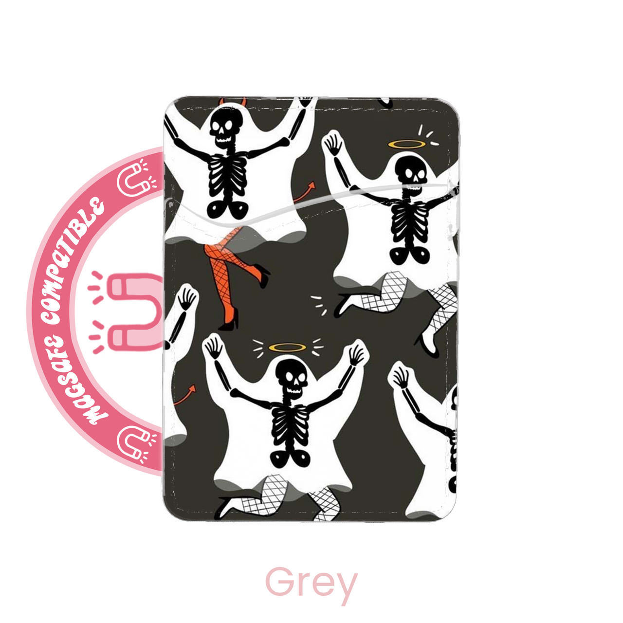 abbyrose Spooky Cha Cha MagSafe Porte Carte Poche pour iPhone 12 13 14 15 16 Pro - Photo 26 sur 31