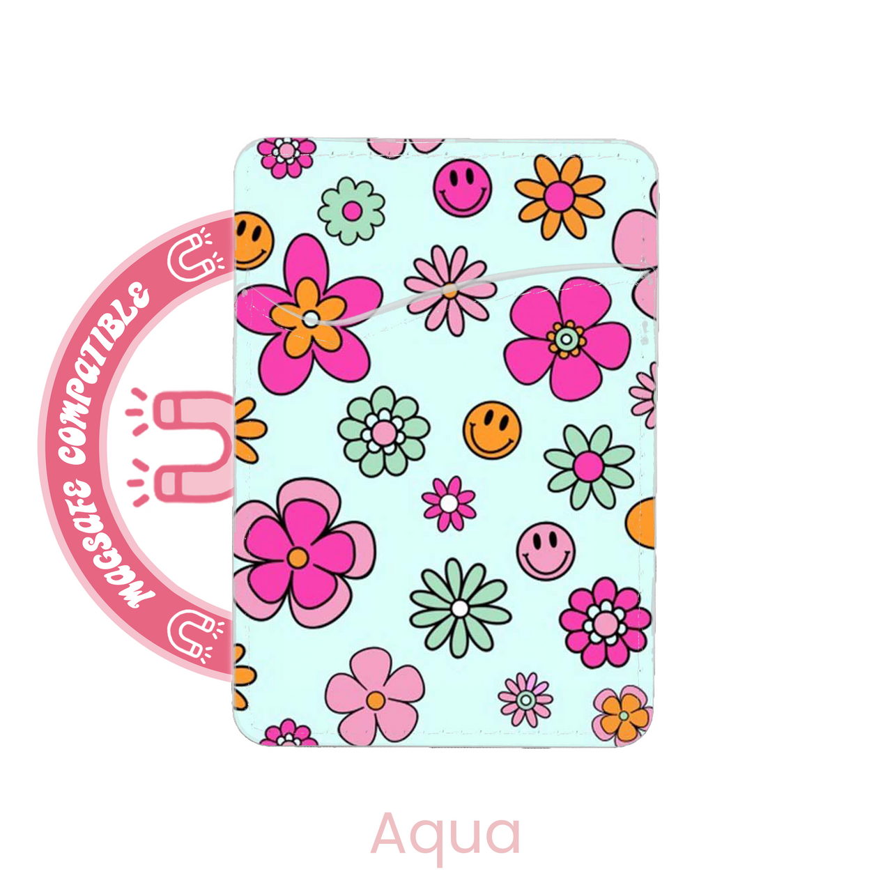 abbyrose Spring Fling MagSafe Porte Carte Poche pour iPhone 12 13 14 15 16 Pro - Photo 5 sur 21