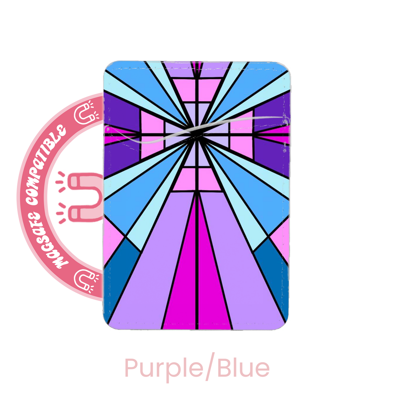 abbyrose Stained Glass MagSafe Card Holder Pocket for iPhone 12 13 14 15 16 Pro - 第 4/21 張圖片