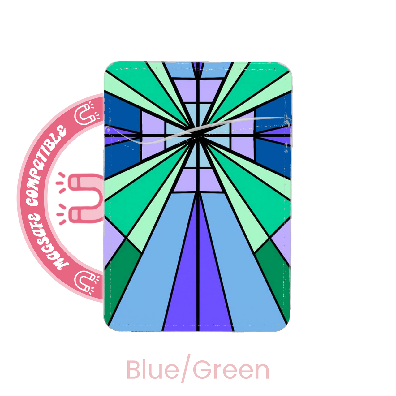 abbyrose Stained Glass MagSafe Card Holder Pocket for iPhone 12 13 14 15 16 Pro - 第 12/21 張圖片
