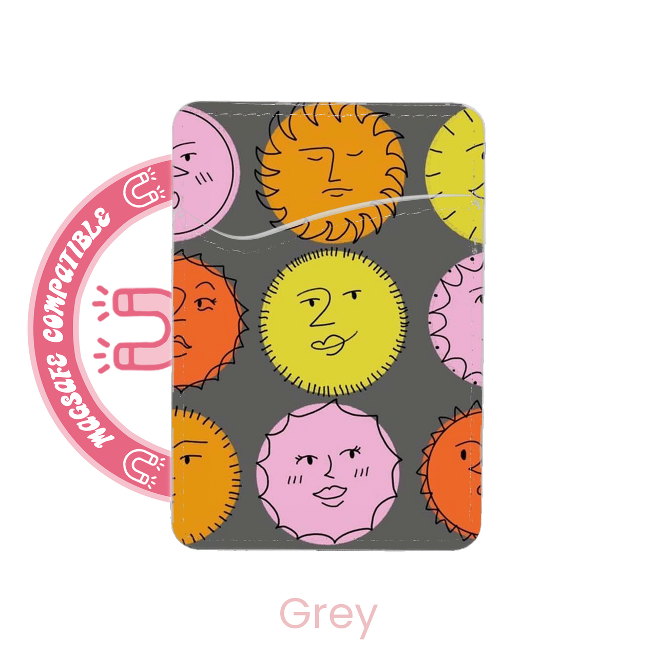 abbyrose Sunny Side Up MagSafe Porte Carte Poche pour iPhone 12 13 14 15 16 Pro - Photo 7 sur 37