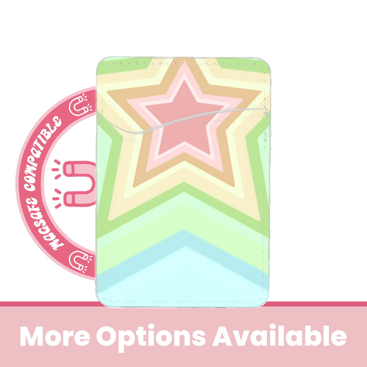 abbyrose Superstar MagSafe Card Holder Pocket for iPhone 12 13 14 15 16 Pro Max - 第 3/37 張圖片