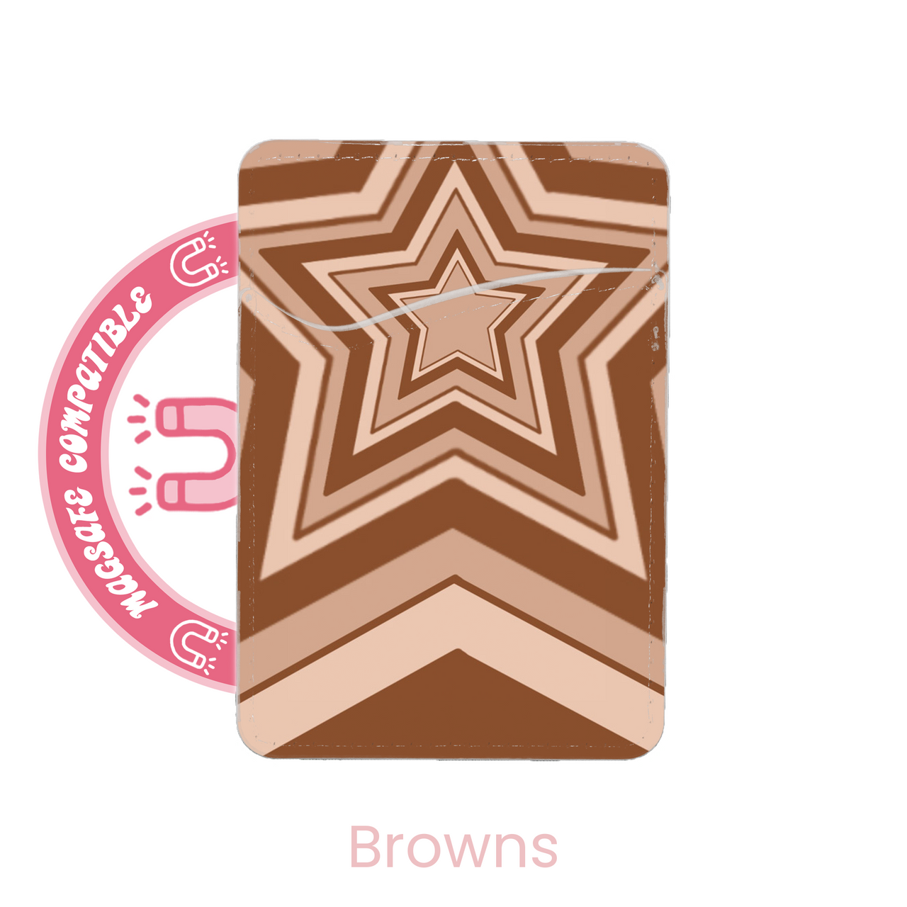 abbyrose Superstar MagSafe Card Holder Pocket for iPhone 12 13 14 15 16 Pro Max - 第 7/37 張圖片
