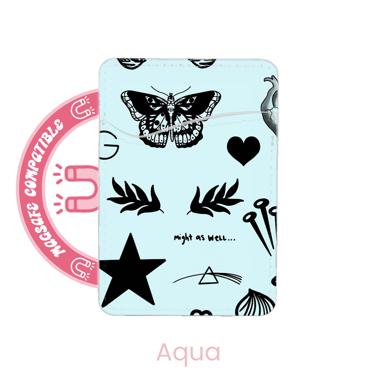 abbyrose Tiny Tats MagSafe Card Holder Pocket for iPhone 12 13 14 15 16 Pro Max - 第 14/37 張圖片