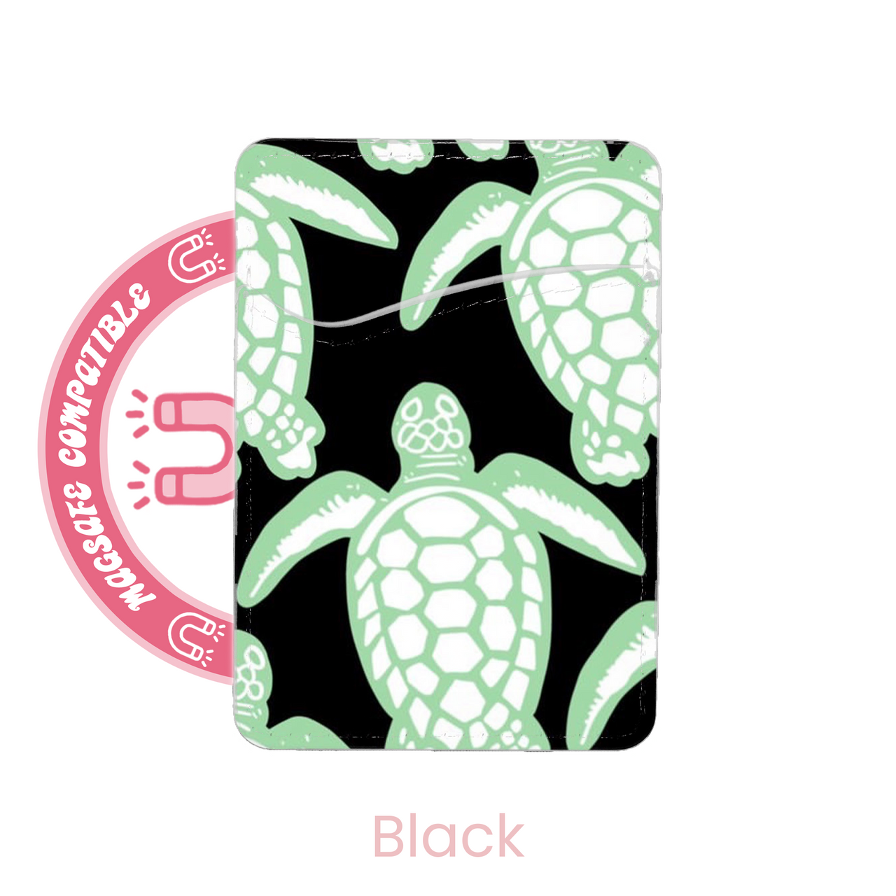 abbyrose Turtle Wurtle MagSafe Card Holder Pocket for iPhone 12 13 14 15 16 Pro - 第 12/21 張圖片