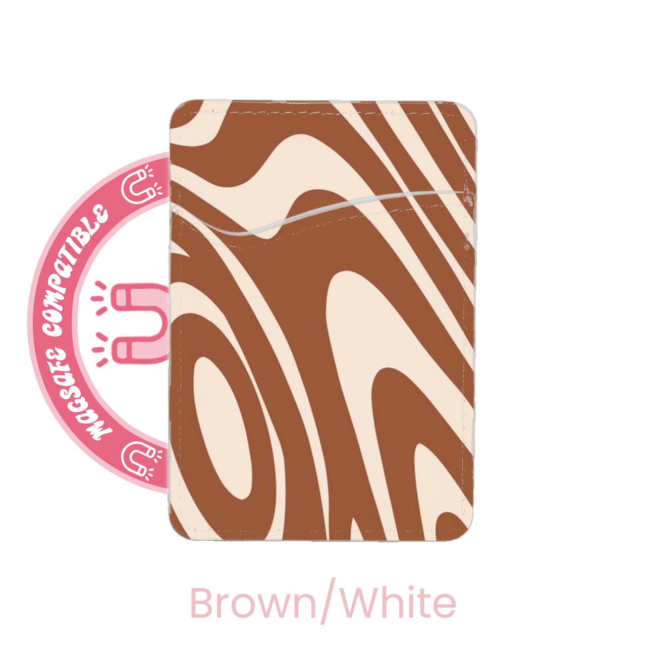 abbyrose Twisted Zebra MagSafe Card Holder Pocket for iPhone 12 13 14 15 16 Pro - 第 20/49 張圖片