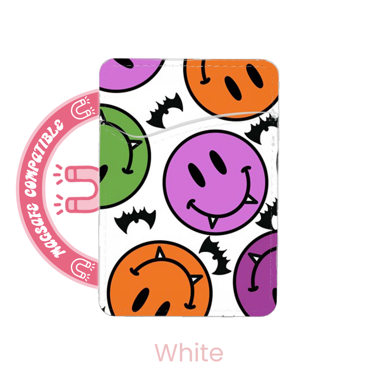 abbyrose Vampire Smiles MagSafe Porte Carte Poche pour iPhone 12 13 14 15 16 Pro - Photo 3 sur 21