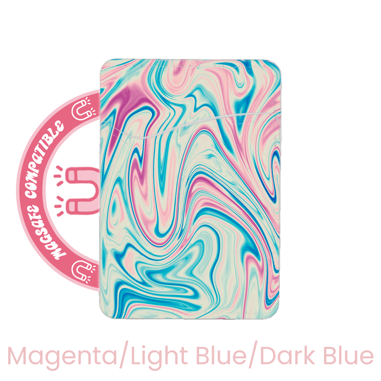 abbyrose Water Marble MagSafe Porte Carte Poche pour iPhone 12 13 14 15 16 Pro - Photo 4 sur 49