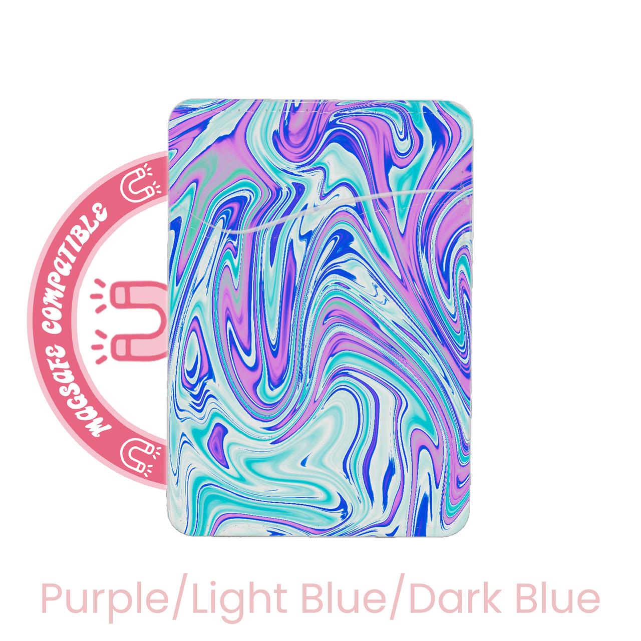 abbyrose Water Marble MagSafe Porte Carte Poche pour iPhone 12 13 14 15 16 Pro - Photo 8 sur 49