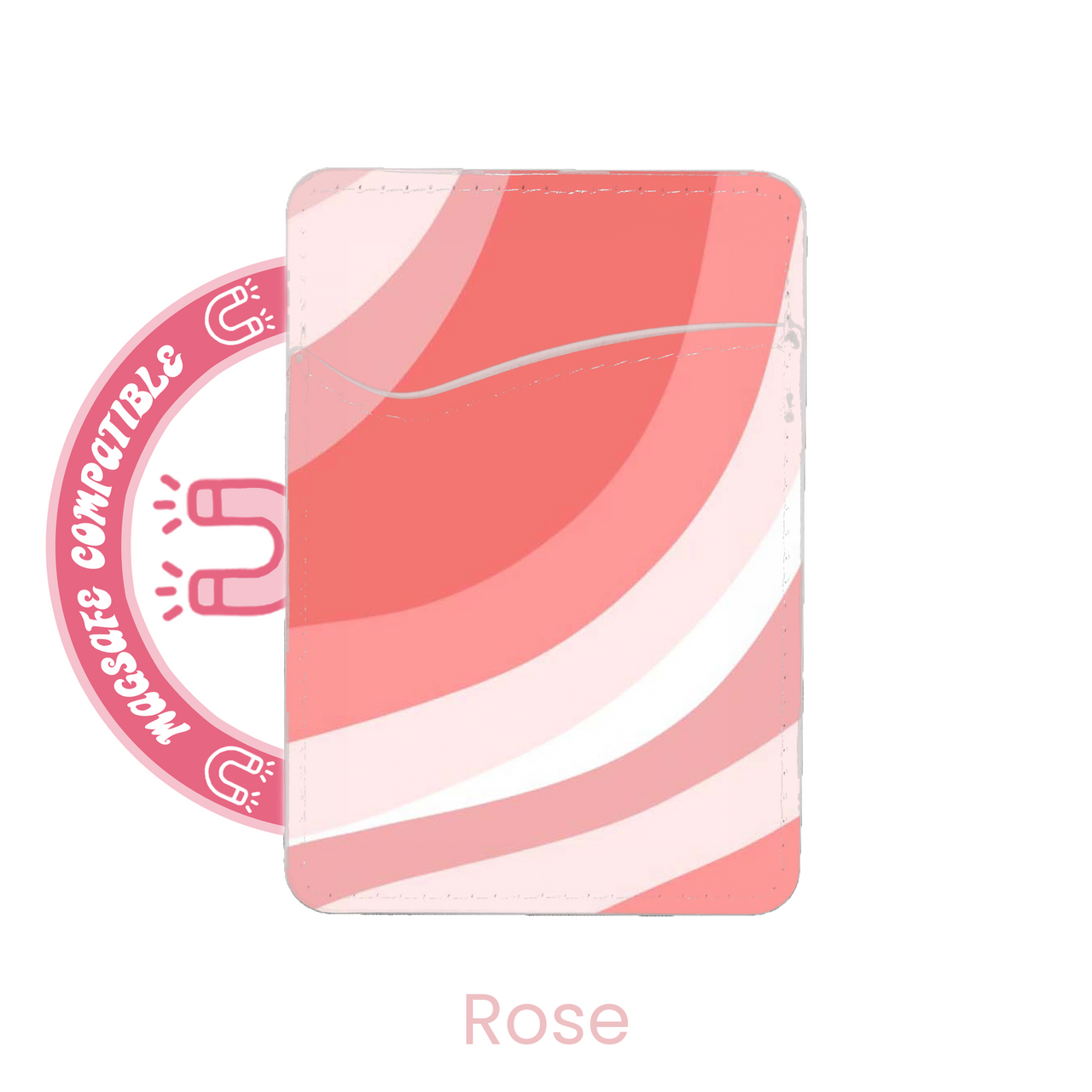 abbyrose Waves MagSafe Porte Carte Poche pour iPhone 12 13 14 15 16 Pro Max Plus - Photo 14 sur 49