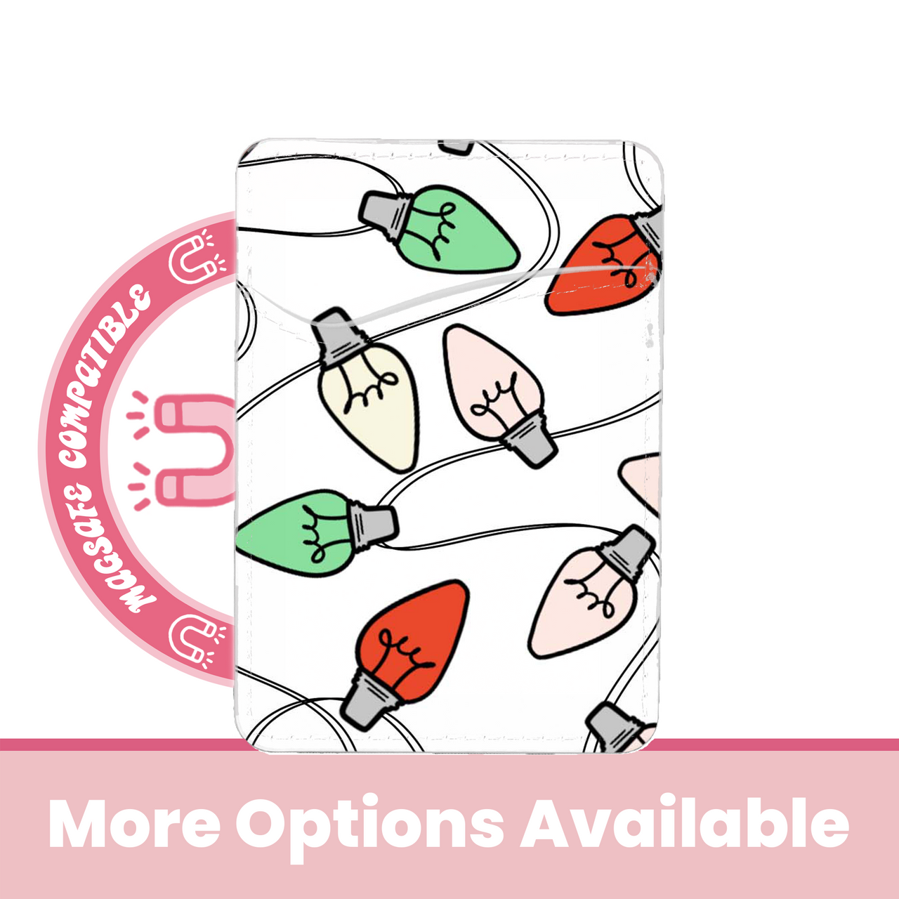 abbyrose Winter Lights MagSafe Card Holder Pocket for iPhone 12 13 14 15 16 Pro - 第 3/7 張圖片