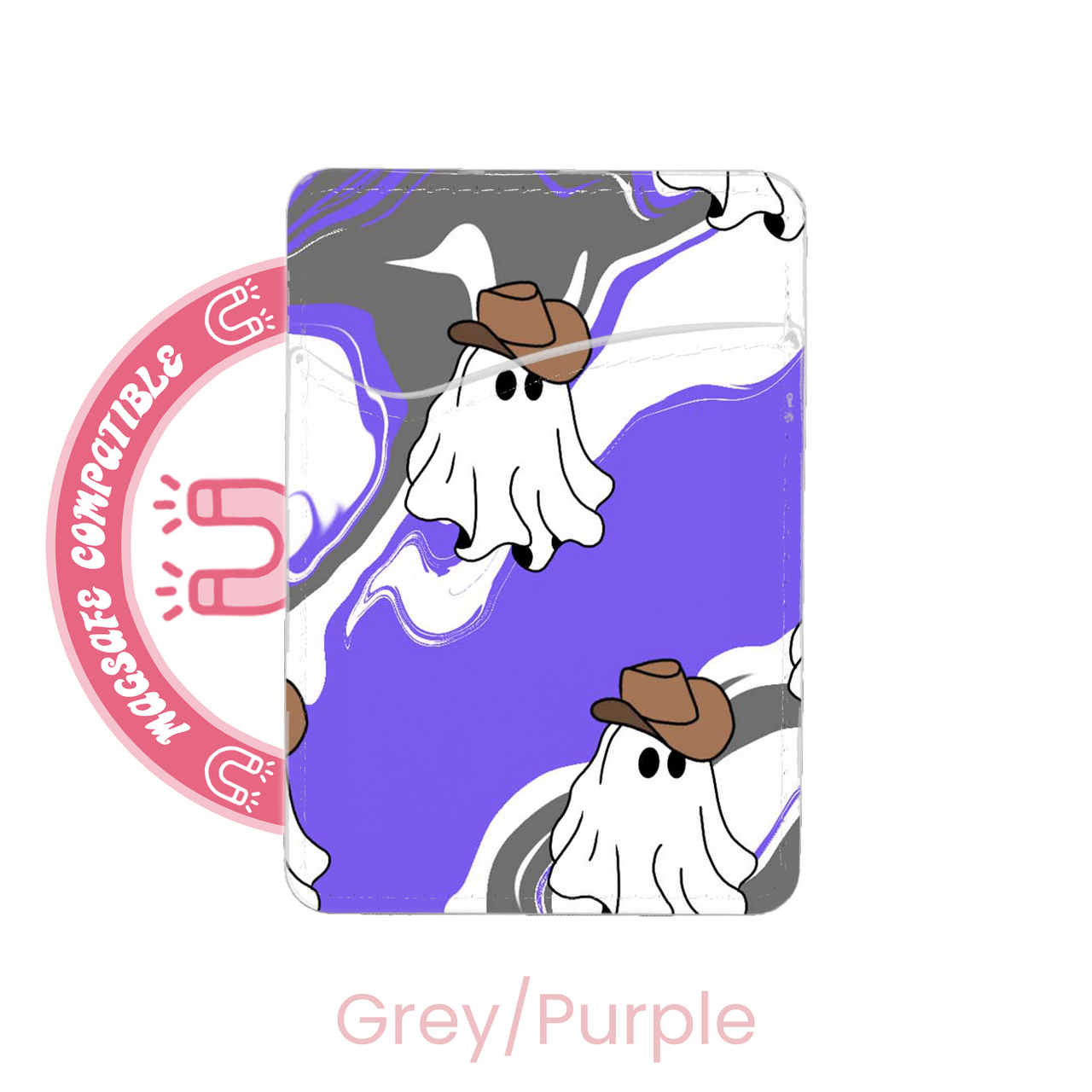 abbyrose YeeHaw Ghosties MagSafe Card Holder Pocket for iPhone 12 13 14 15 16 - 第 20/43 張圖片