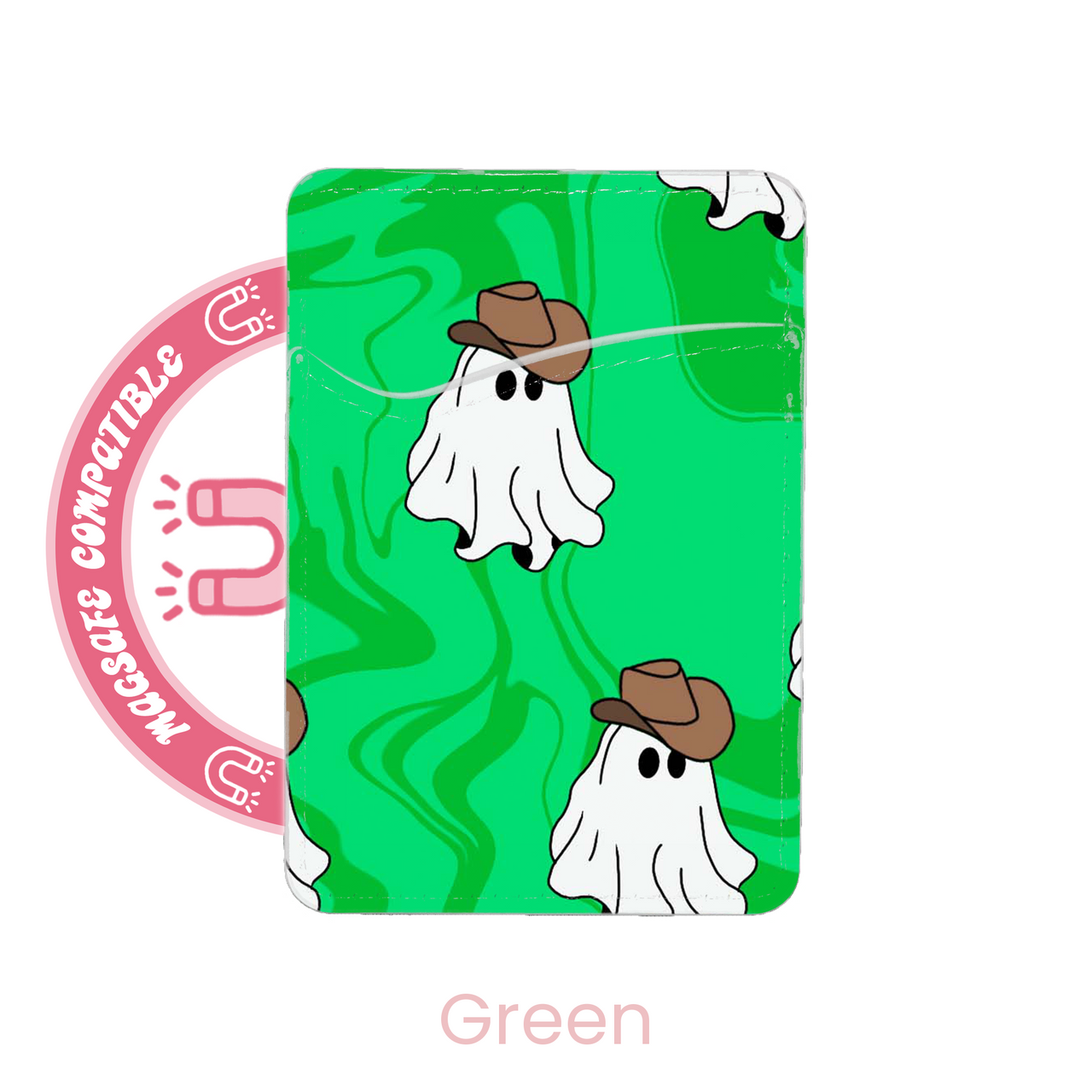 abbyrose YeeHaw Ghosties MagSafe Card Holder Pocket for iPhone 12 13 14 15 16 - 第 14/43 張圖片