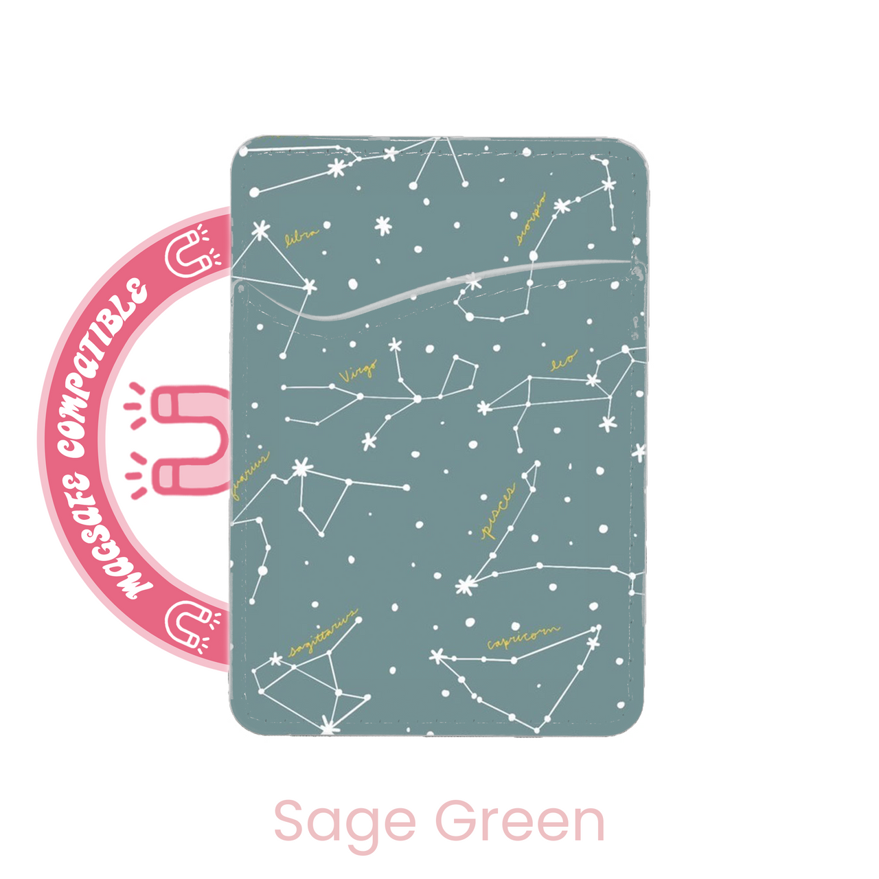 abbyrose Zodiac MagSafe Card Holder Pocket for iPhone 12 13 14 15 16 Pro Max - 第 7/43 張圖片