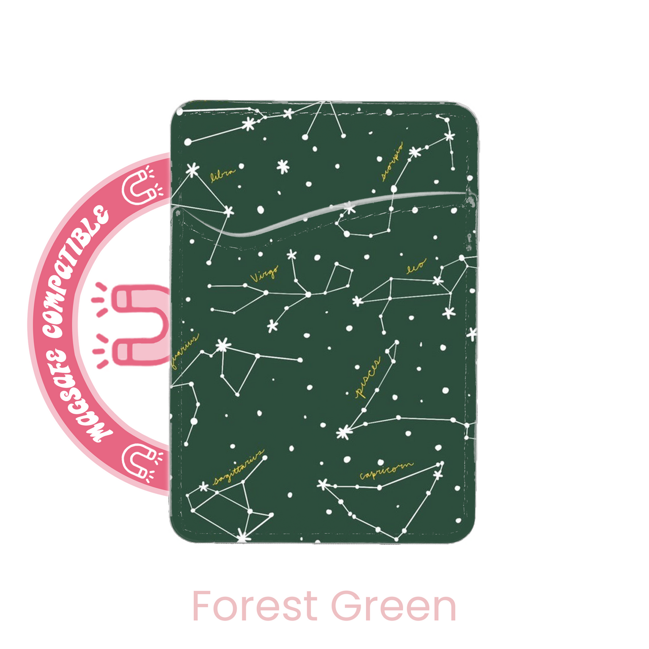 abbyrose Zodiac MagSafe Card Holder Pocket for iPhone 12 13 14 15 16 Pro Max - 第 8/43 張圖片