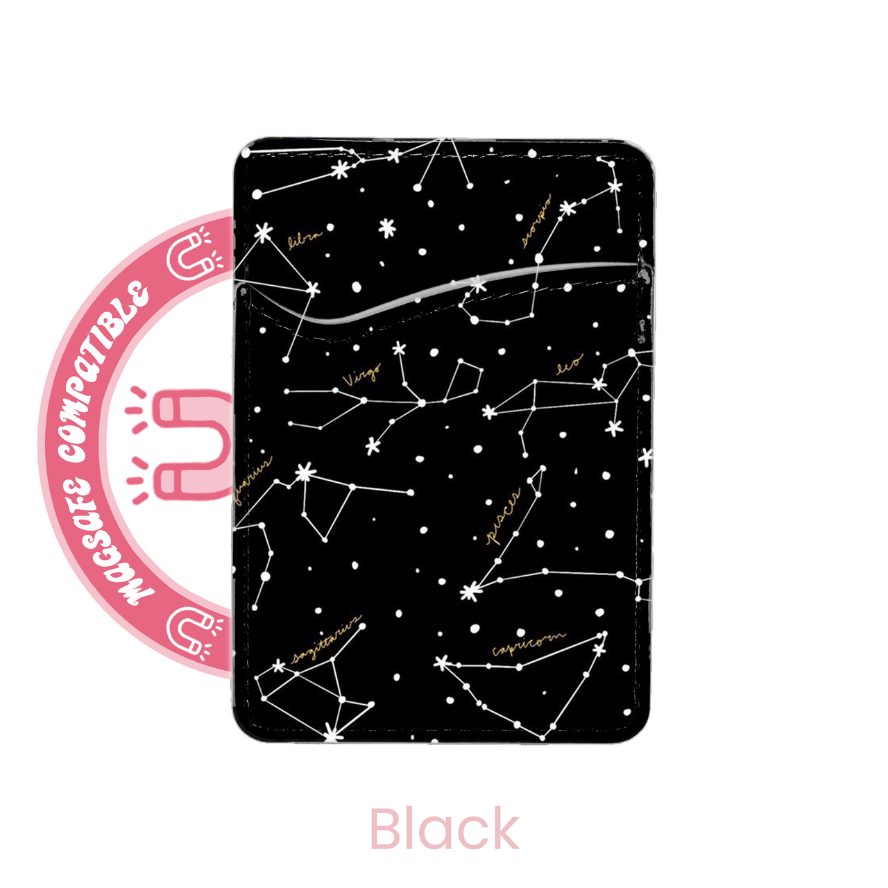 abbyrose Zodiac MagSafe Card Holder Pocket for iPhone 12 13 14 15 16 Pro Max - 第 2/43 張圖片