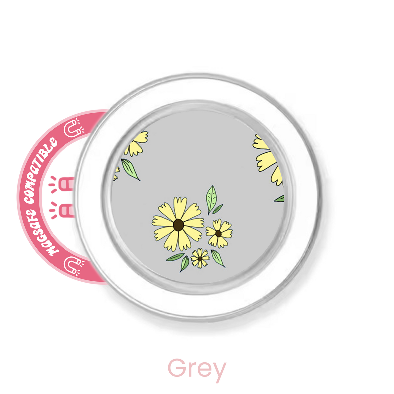 abbyrose patch fleur MagSafe poignée téléphone pour iPhone 12 13 14 15 16 Pro Max Plus - Photo 2 sur 21