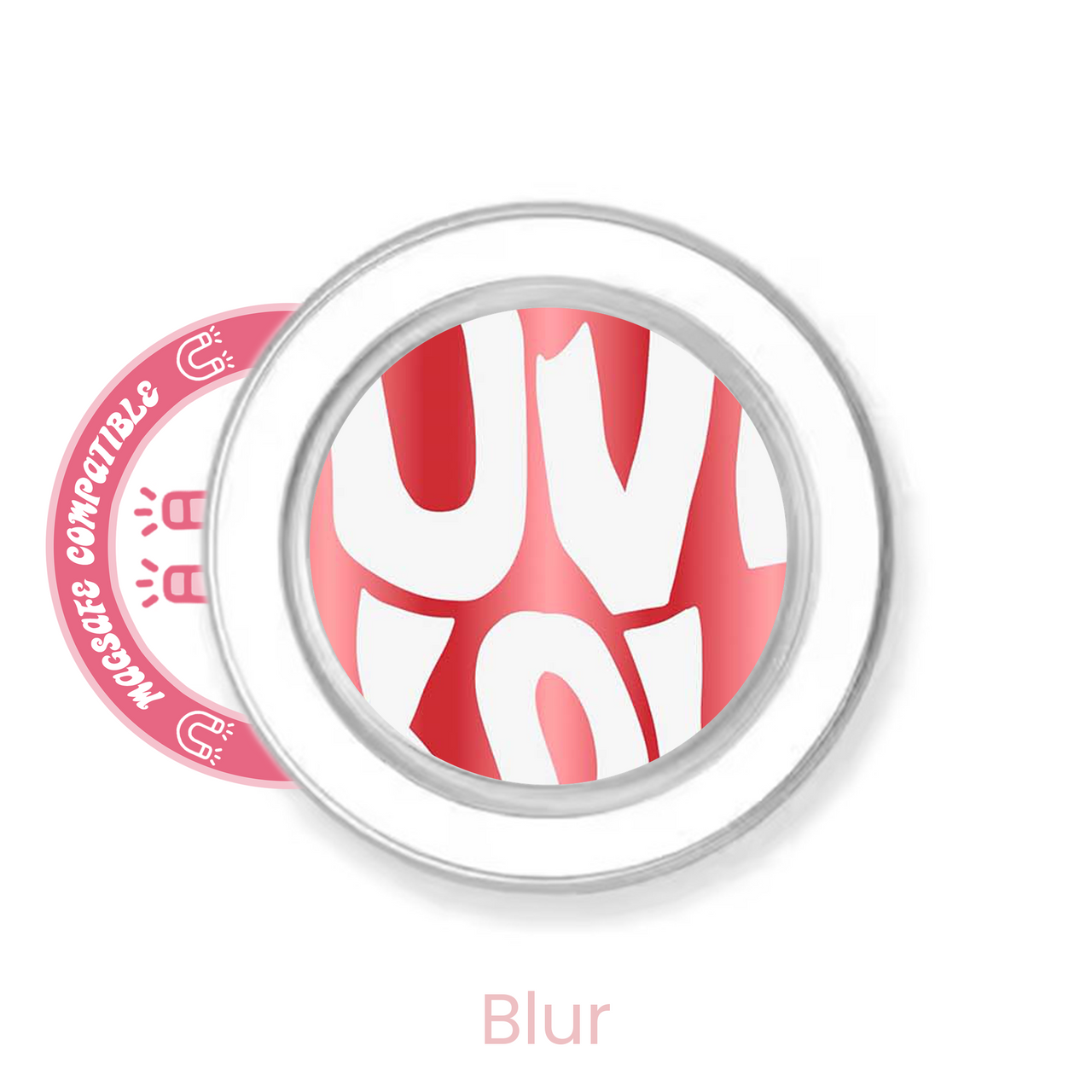 abbyrose Love You MagSafe Poignée Téléphone pour iPhone 12 13 14 15 16 Pro Max Plus - Photo 4 sur 21