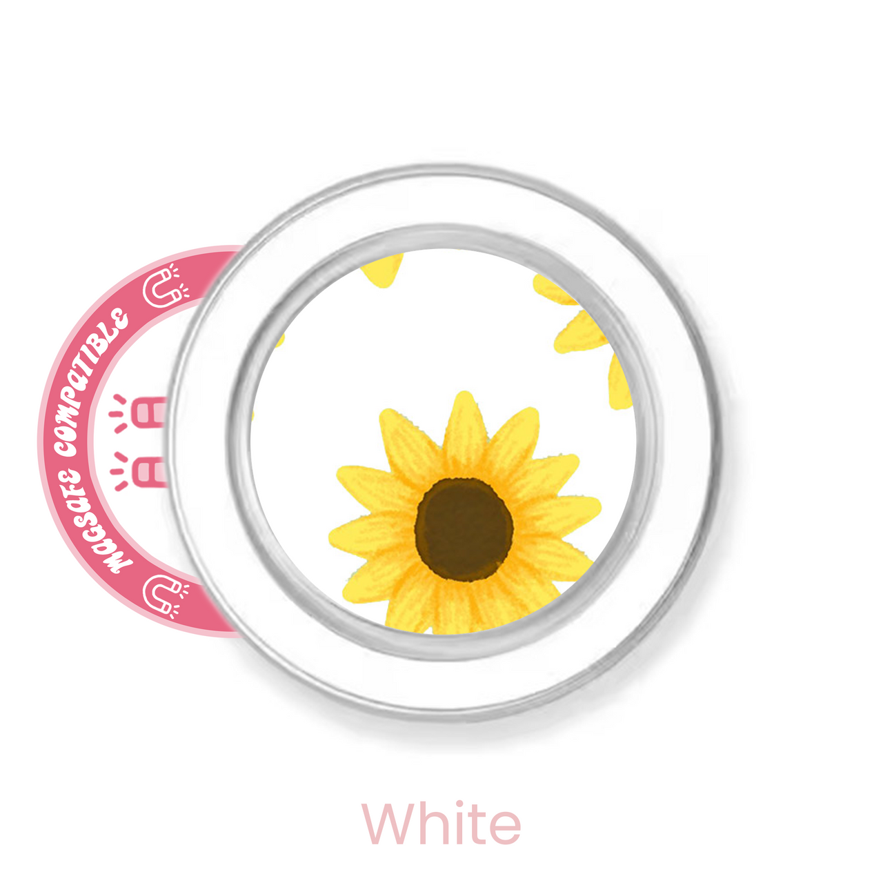 abbyrose Sunflower Sky MagSafe poignée téléphone pour iPhone 12 13 14 15 16 Pro Max Plus - Photo 5 sur 7