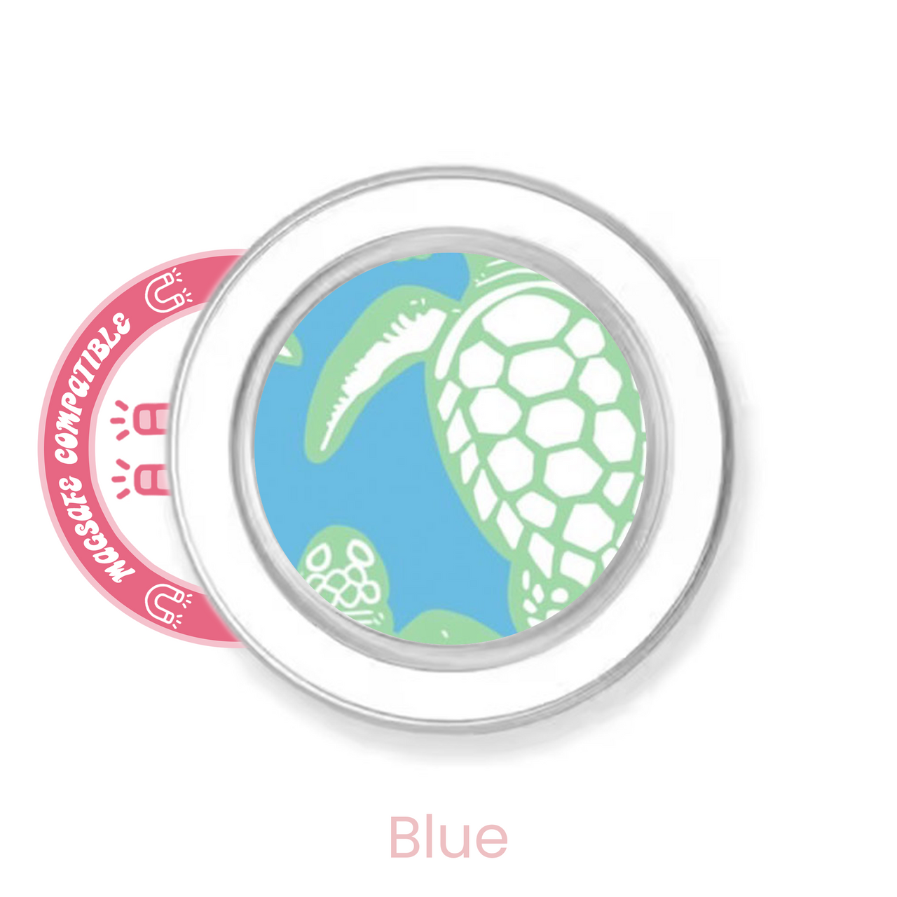 abbyrose Turtle Wurtle MagSafe poignée téléphone pour iPhone 12 13 14 15 16 Pro Max Plus - Photo 4 sur 21