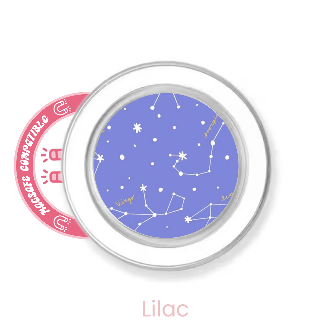 abbyrose Zodiac MagSafe Poignée Téléphone pour iPhone 12 13 14 15 16 Pro Max Plus - Photo 4 sur 43