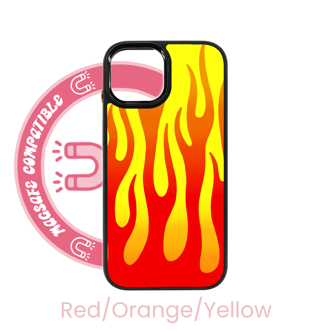 abbyrose Flamin' Hot MagSafe iPhone Case for iPhone 12 13 14 15 16 Pro Max Plus - Picture 8 of 49