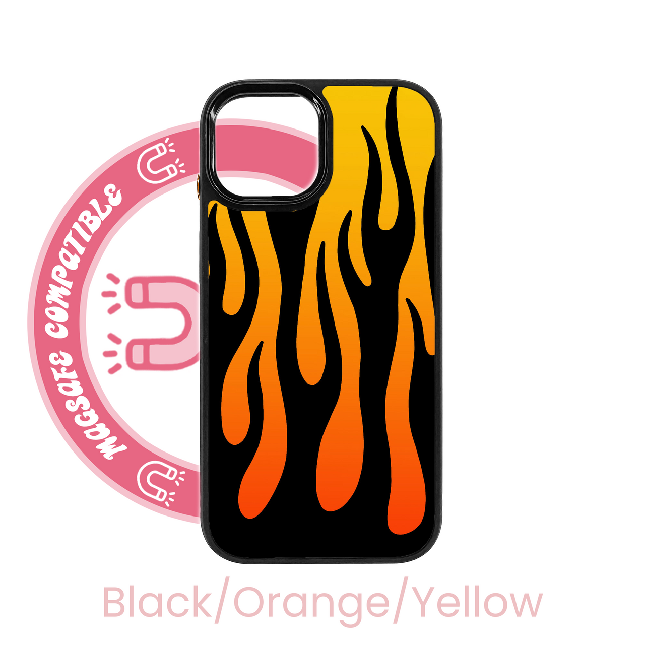 abbyrose Flamin' Hot MagSafe iPhone Case for iPhone 12 13 14 15 16 Pro Max Plus - Picture 2 of 49