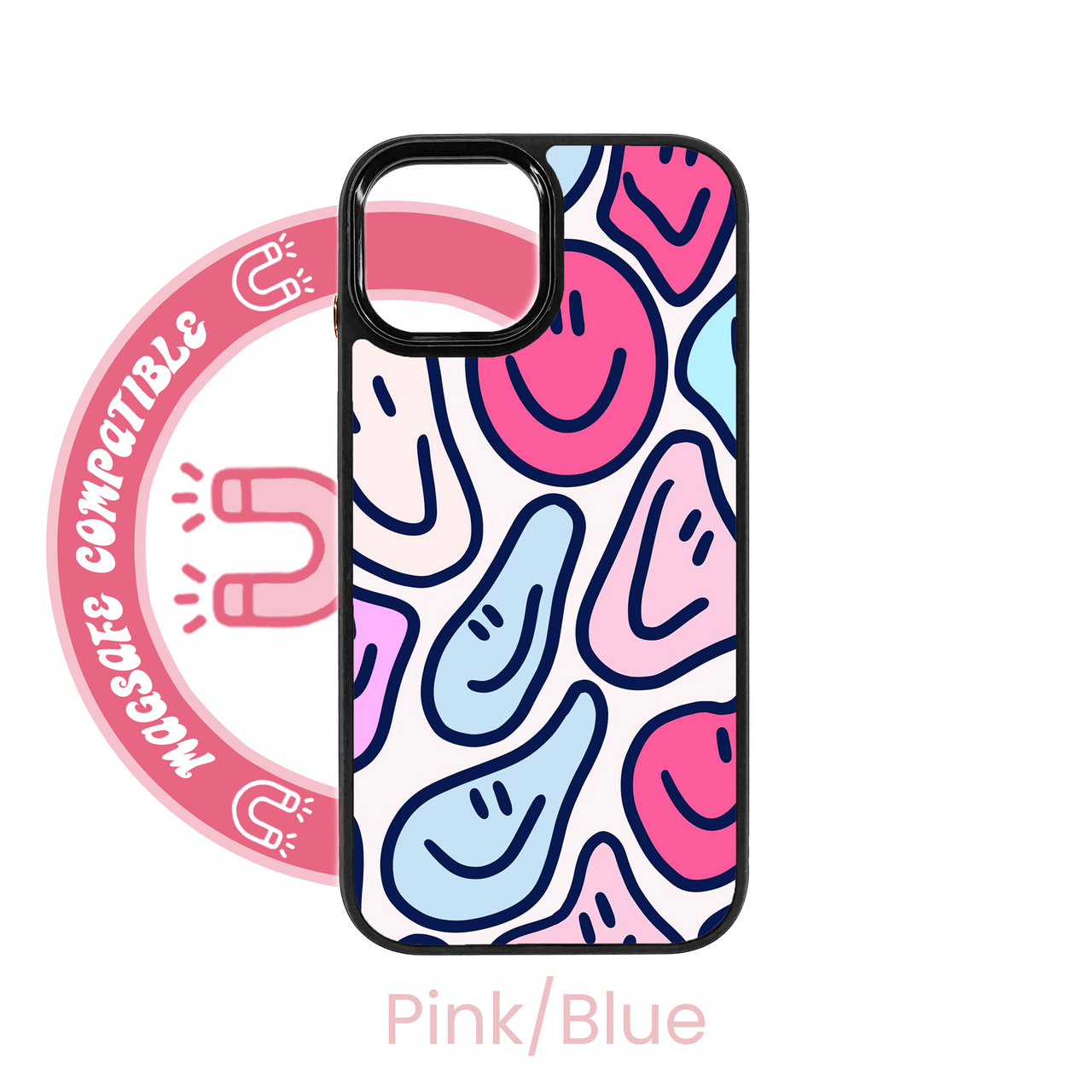 abbyrose Coque iPhone Smile Warp MagSafe pour iPhone 12 13 14 15 16 Pro Max Plus - Photo 5 sur 49