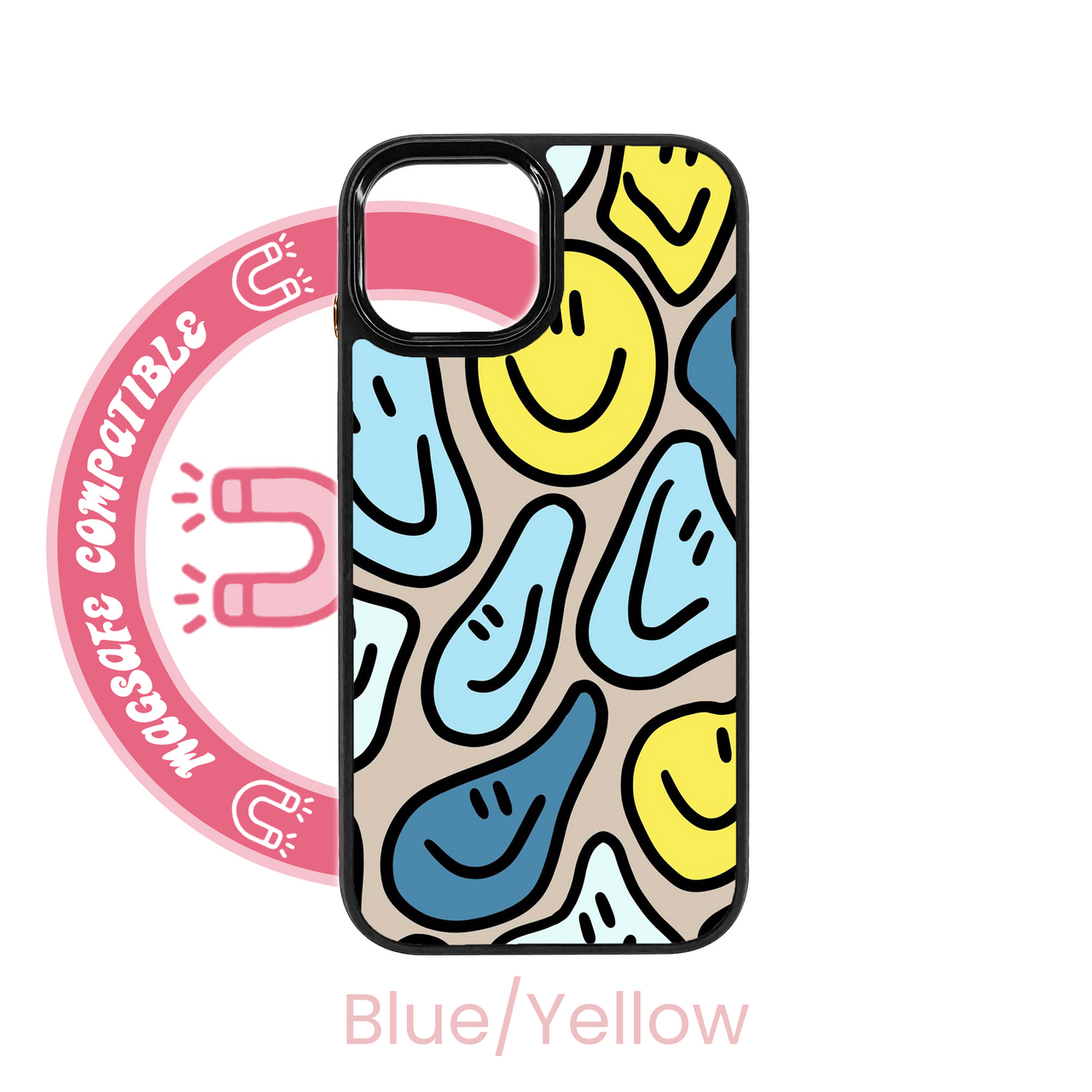abbyrose Coque iPhone Smile Warp MagSafe pour iPhone 12 13 14 15 16 Pro Max Plus - Photo 20 sur 49