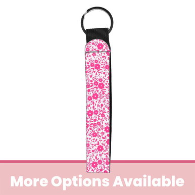 Poppy Flowers Wristlet Key Chain - abbyrose
