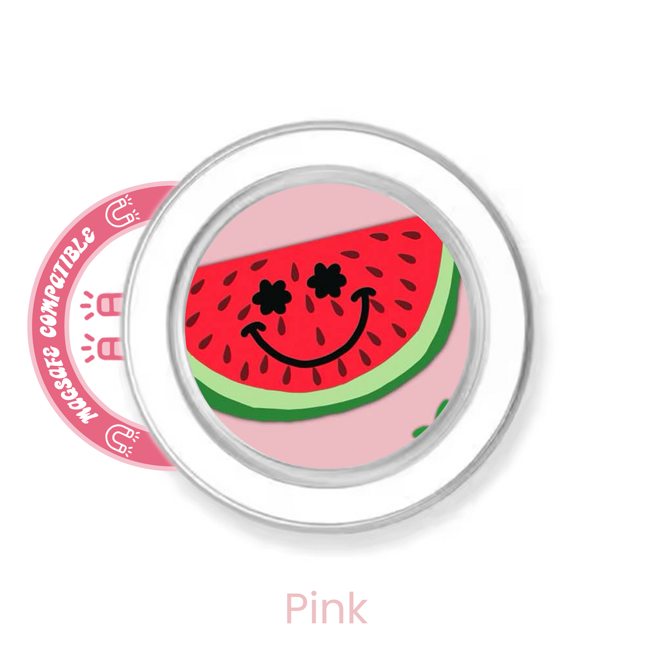 abbyrose Happy Fruit MagSafe poignée téléphone pour iPhone 12 13 14 15 16 Pro Max Plus - Photo 5 sur 21