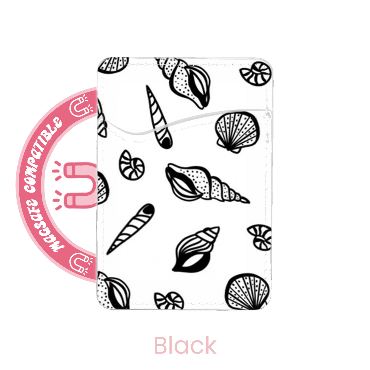 abbyrose Shell Yeah MagSafe Card Holder Pocket for iPhone 12 13 14 15 16 Pro Max - 第 5/37 張圖片