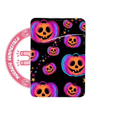 abbyrose Pochette Porte Carte MagSafe Electric Pumpkins pour iPhone 12 13 14 15 16 - Photo 1 sur 1