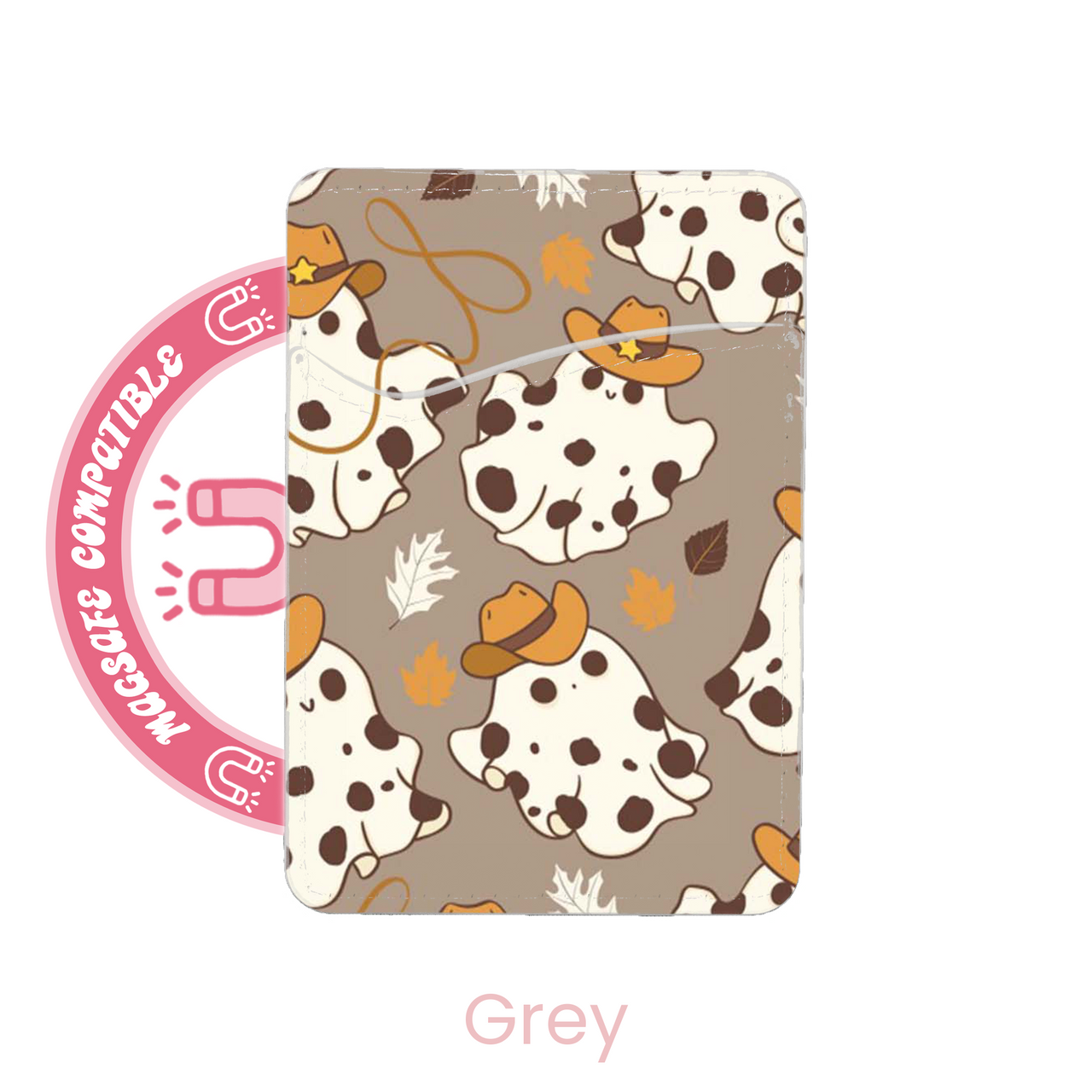 abbyrose Cow Ghouls MagSafe Card Holder Pocket for iPhone 12 13 14 15 16 Pro Max - Photo 32 sur 37