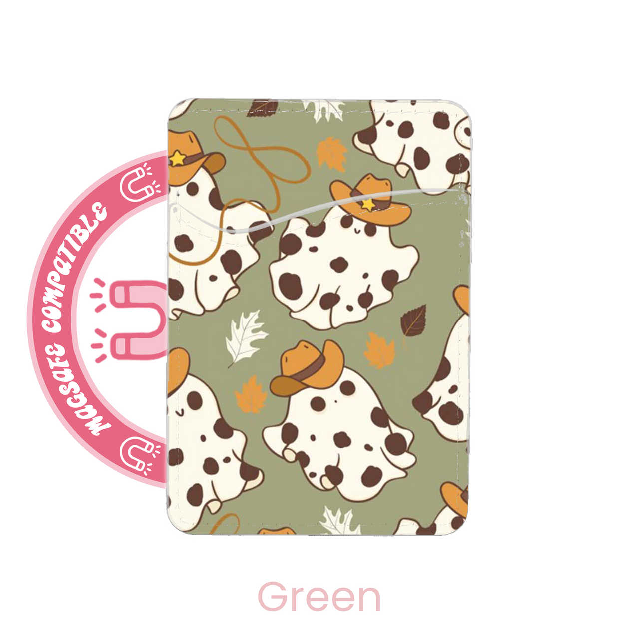 abbyrose Cow Ghouls MagSafe Card Holder Pocket for iPhone 12 13 14 15 16 Pro Max - Photo 7 sur 37