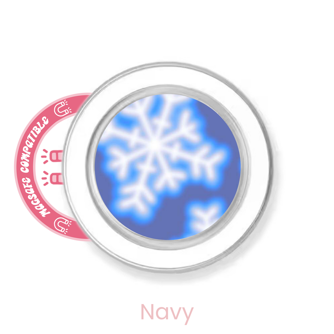 abbyrose Aura Snowflakes MagSafe poignée téléphone pour iPhone 12 13 14 15 16 Pro Max - Photo 2 sur 49
