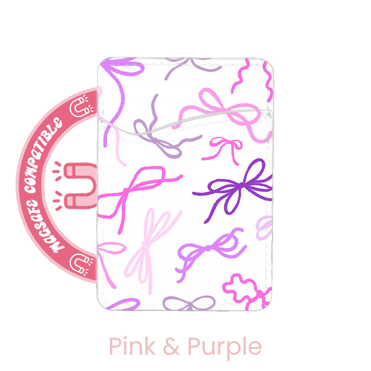 abbyrose Bow Bliss MagSafe Porte Carte Poche pour iPhone 12 13 14 15 16 Pro Max - Photo 8 sur 49