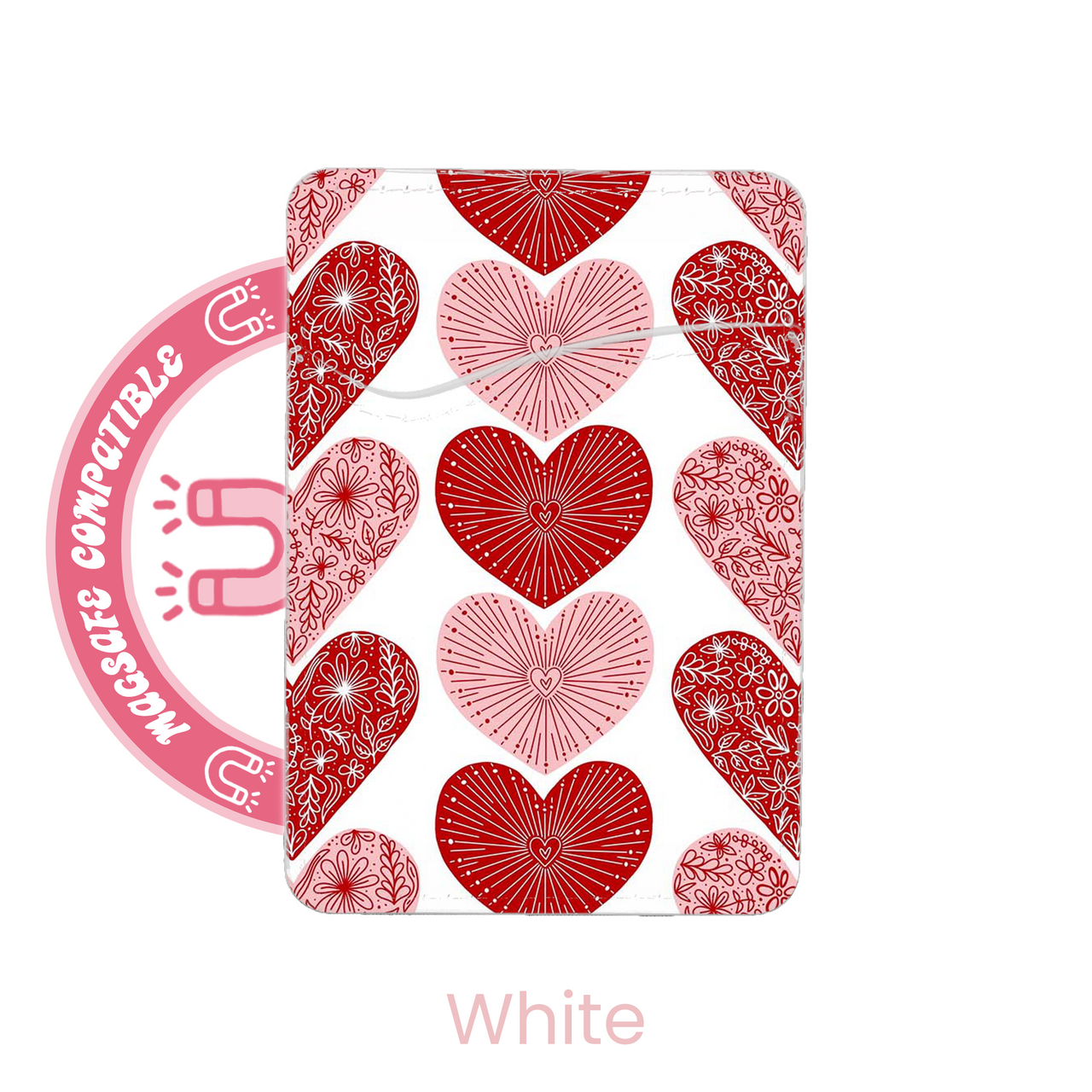 abbyrose Love Lace MagSafe Card Holder Pocket for iPhone 12 13 14 15 16 Pro Max - 第 2/13 張圖片