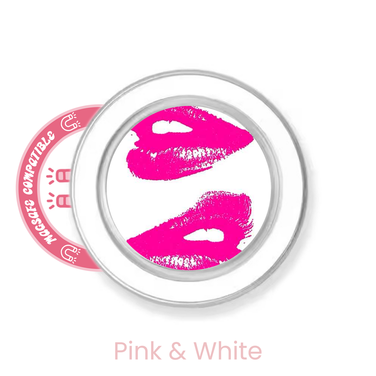 abbyrose Kiss Me MagSafe poignée téléphone pour iPhone 12 13 14 15 16 Pro Max Plus - Photo 4 sur 43